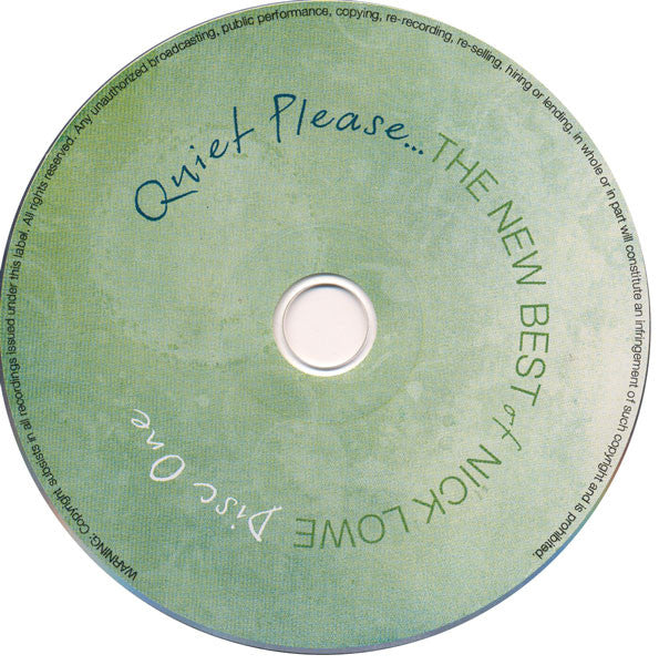 Nick Lowe : Quiet Please… The New Best Of Nick Lowe (2xCD, Comp + DVD, Comp + Ltd)