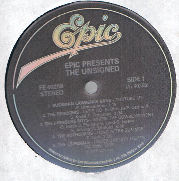 Various : Unsigned (LP, Comp)