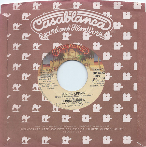Donna Summer : Spring Affair (7", Single)