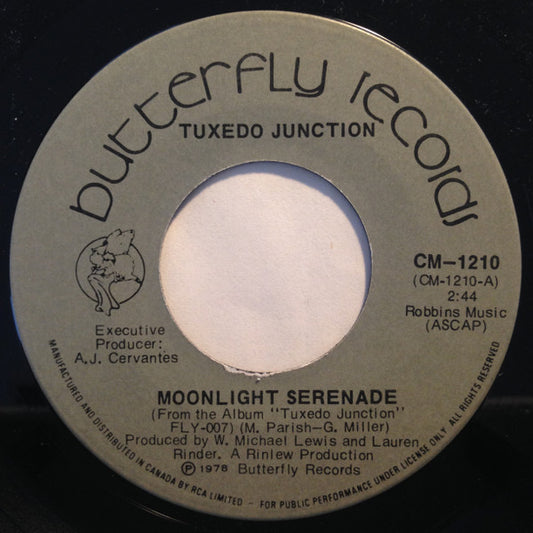Tuxedo Junction : Moonlight Serenade (7", Single)