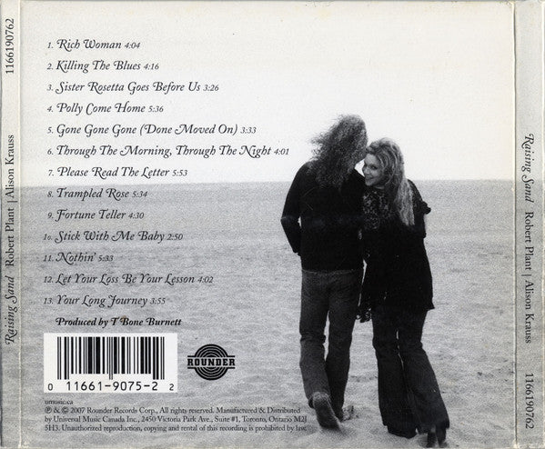 Robert Plant | Alison Krauss : Raising Sand (CD, Album, Dig)