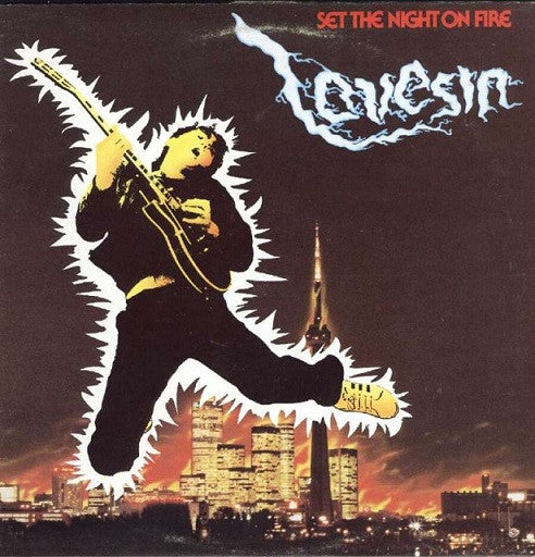 Johnny Lovesin : Set The Night On Fire (LP, Album)