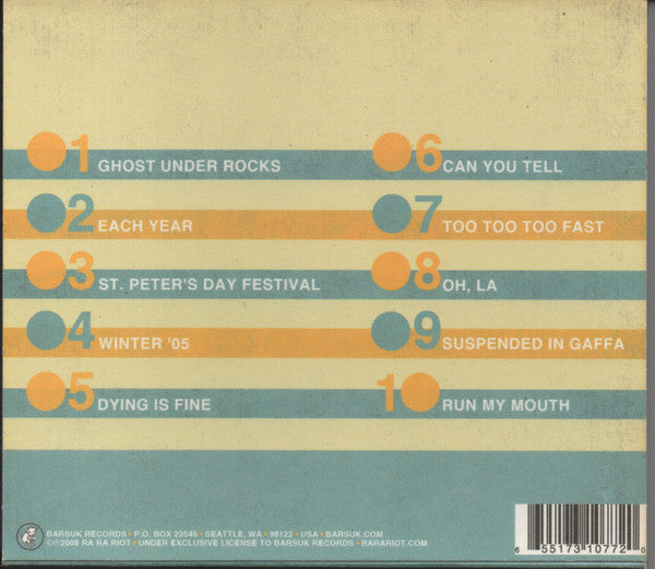 Ra Ra Riot : The Rhumb Line (CD, Album)