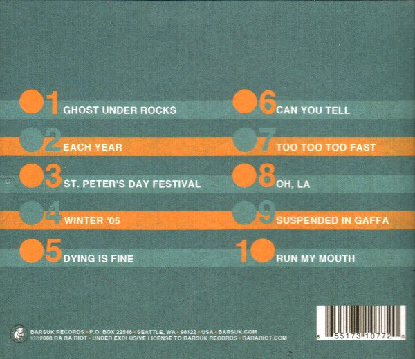 Ra Ra Riot : The Rhumb Line (CD, Album)