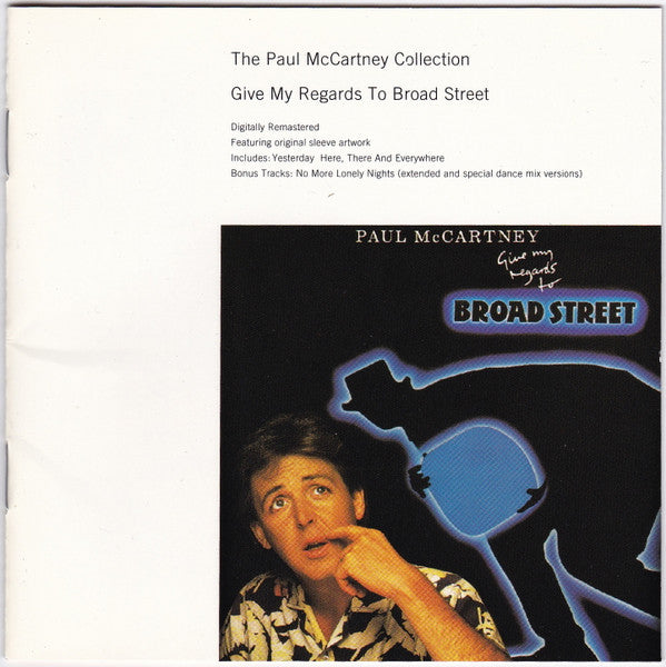 Paul McCartney : Give My Regards To Broad Street (CD, Album, RE, RM)