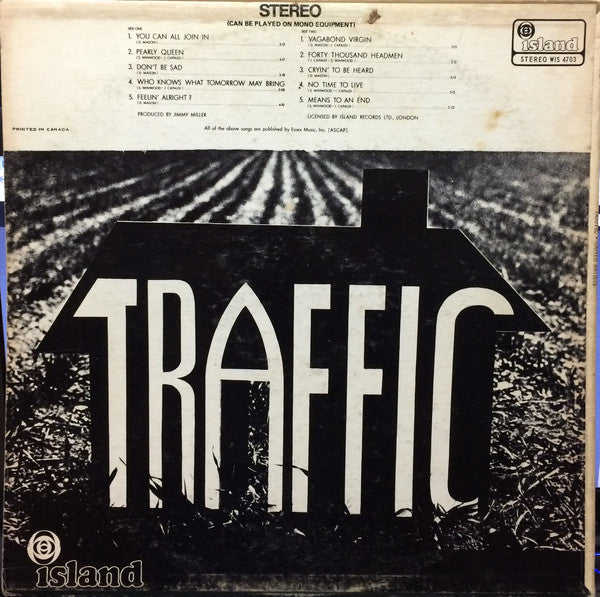 Traffic : Traffic (LP, Album)