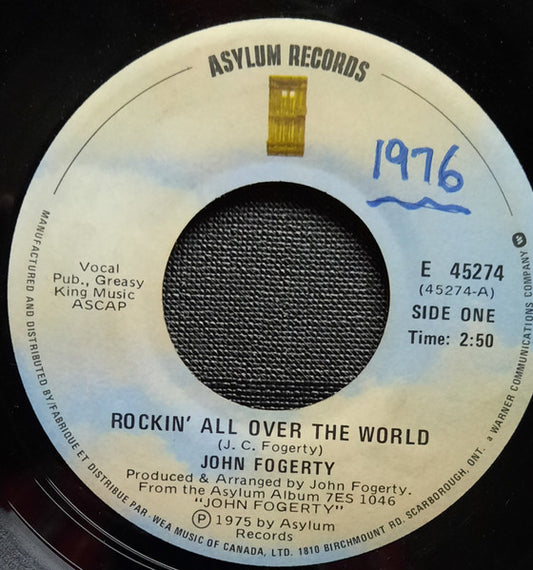 John Fogerty : Rockin' All Over The World (7", Single)