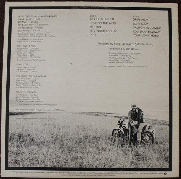 Jesse Colin Young : Love On The Wing (LP, Album)