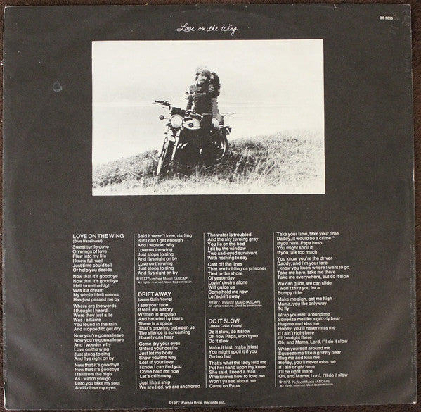 Jesse Colin Young : Love On The Wing (LP, Album)