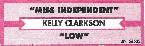Kelly Clarkson : Miss Independent (7")