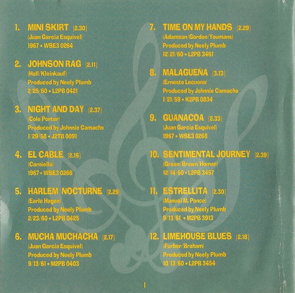 Esquivel* : Cabaret Mañana (CD, Comp)