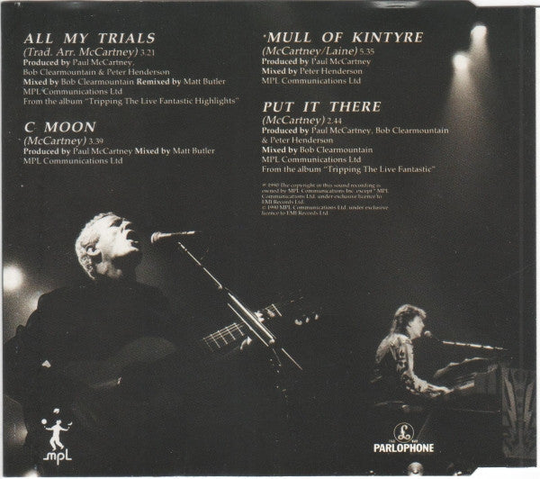 Paul McCartney : All My Trials (CD, Single)