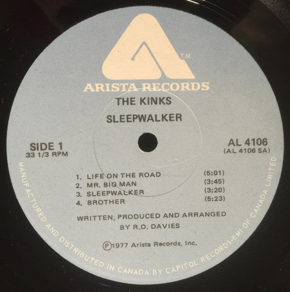 The Kinks : Sleepwalker (LP, Album)