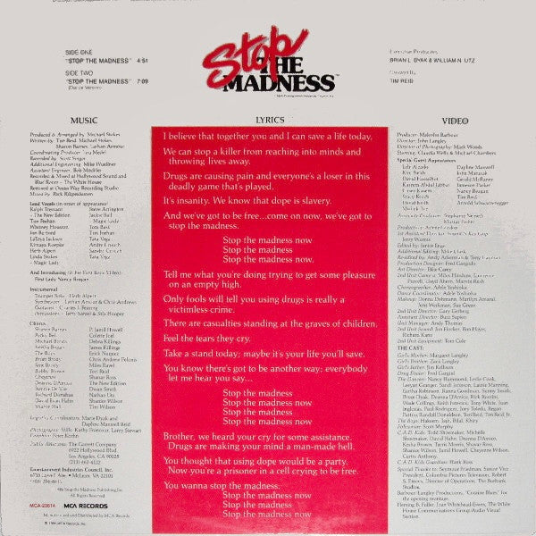 Stop The Madness : Stop The Madness (12", Glo)
