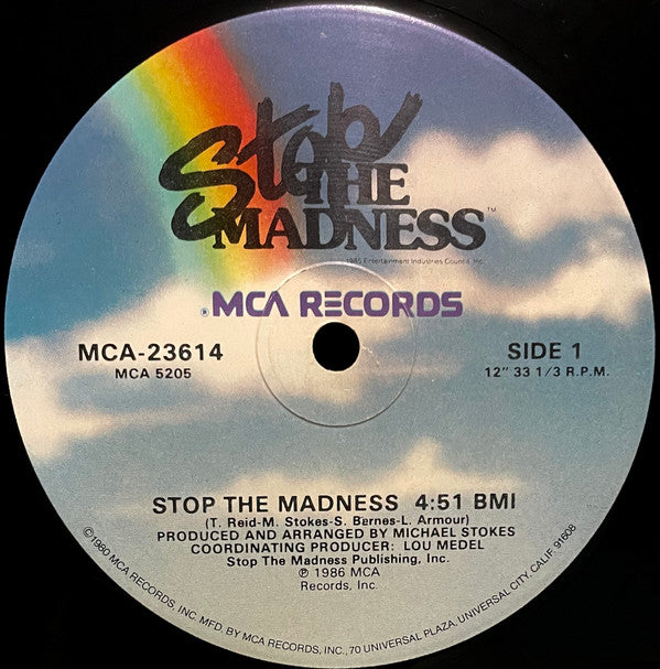 Stop The Madness : Stop The Madness (12", Glo)
