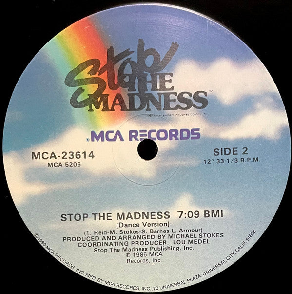 Stop The Madness : Stop The Madness (12", Glo)