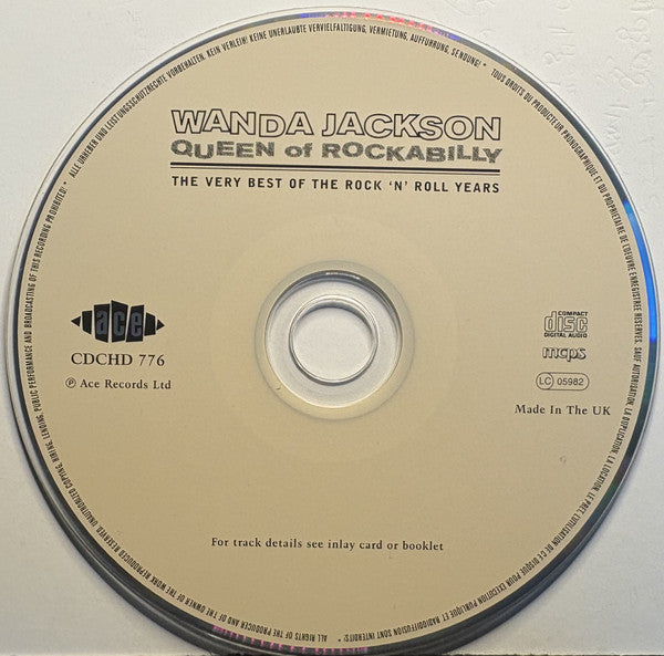 Wanda Jackson : Queen Of Rockabilly (The Very Best Of The Rock ‘N’ Roll Years) (CD, Comp, Mono, PMD)