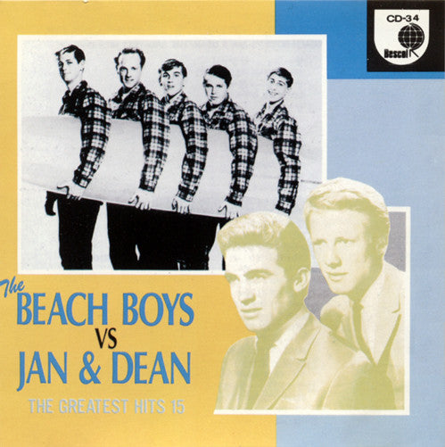 The Beach Boys Vs. Jan & Dean : The 15 Greatest Hits (CD, Comp)