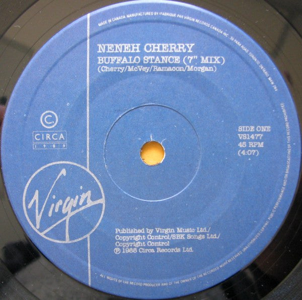 Neneh Cherry : Buffalo Stance (7")