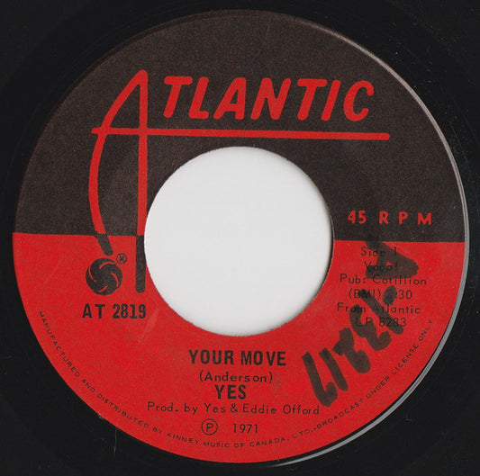 Yes : Your Move (7")