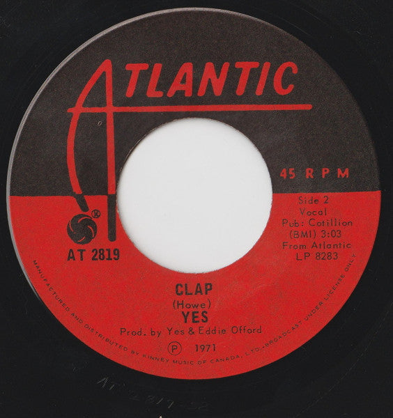Yes : Your Move (7")