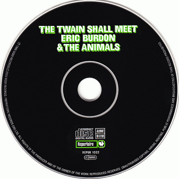 Eric Burdon & The Animals : The Twain Shall Meet (CD, Album, Mono, RE, Dig)