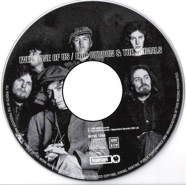 Eric Burdon & The Animals : Every One Of Us (CD, Album, RE, Dig)