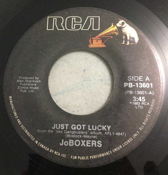 JoBoxers : Just Got Lucky (7")