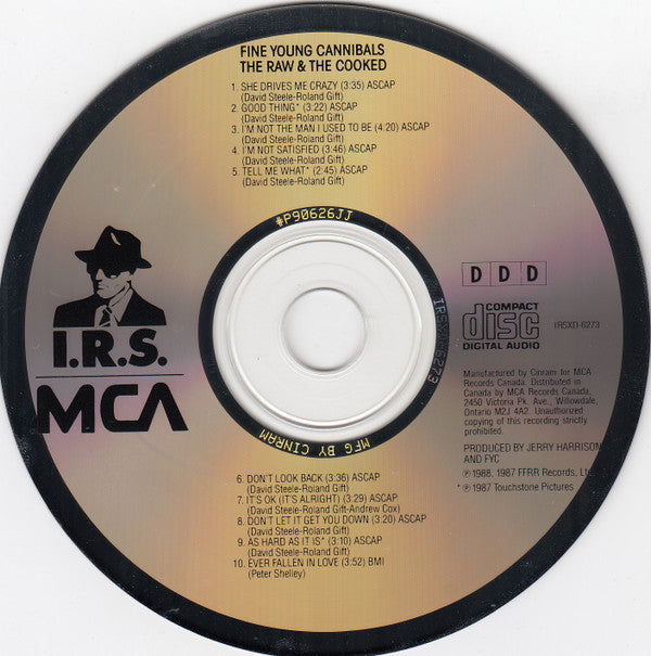 Fine Young Cannibals : The Raw & The Cooked (CD, Album)