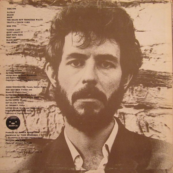 Jesse Winchester : Jesse Winchester (LP, Album, RE)