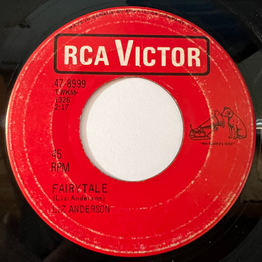 Liz Anderson : Fairytale / The Wife Of The Party (7", Single)