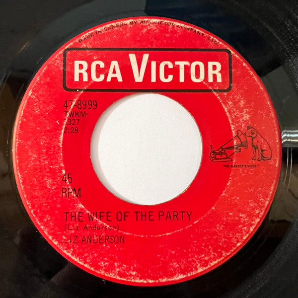 Liz Anderson : Fairytale / The Wife Of The Party (7", Single)