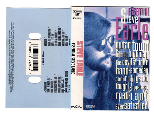 Steve Earle : Essential Steve Earle (Cass, Comp, Dol)