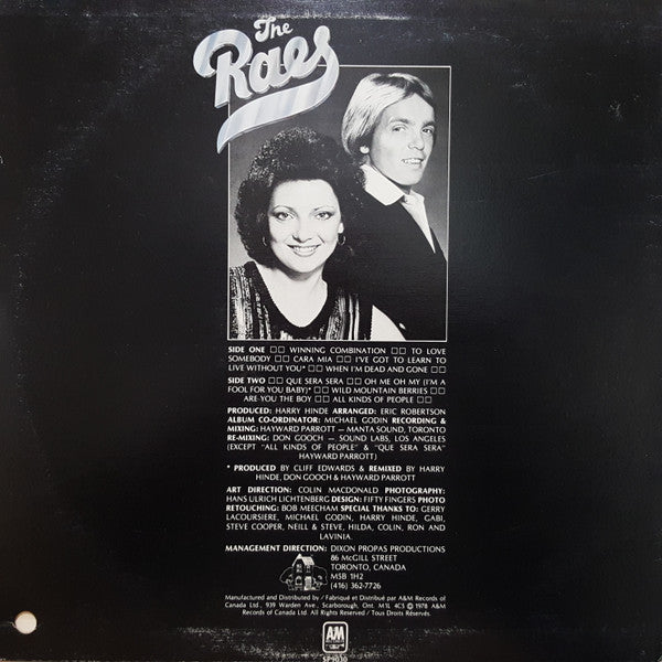 The Raes : The Raes (LP, Album, Promo)