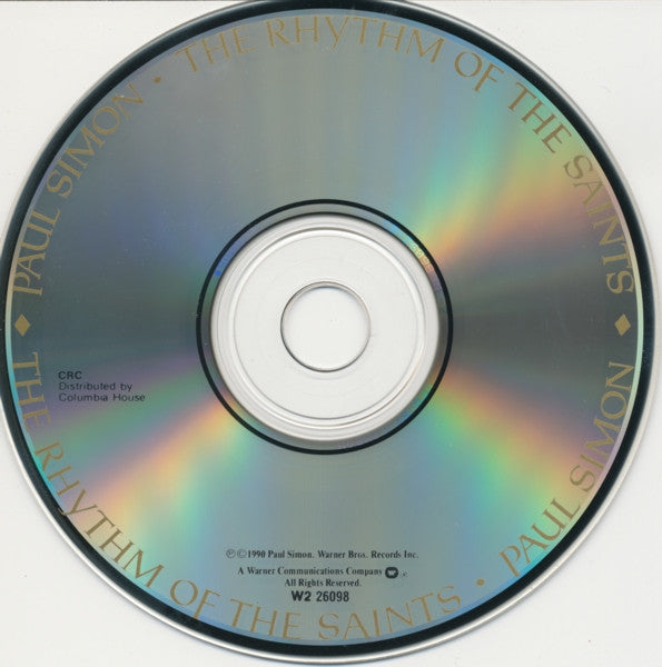 Paul Simon : The Rhythm Of The Saints (CD, Album, Club)