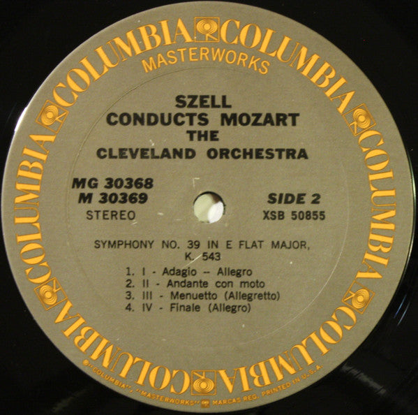 George Szell Conducts The Cleveland Orchestra, Mozart* : Szell Conducts Mozart (2xLP, Album)