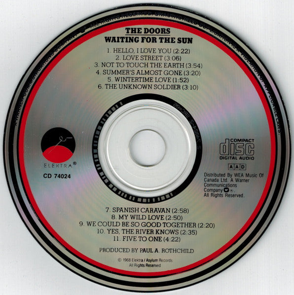 The Doors : Waiting For The Sun (CD, Album, RE, RM)