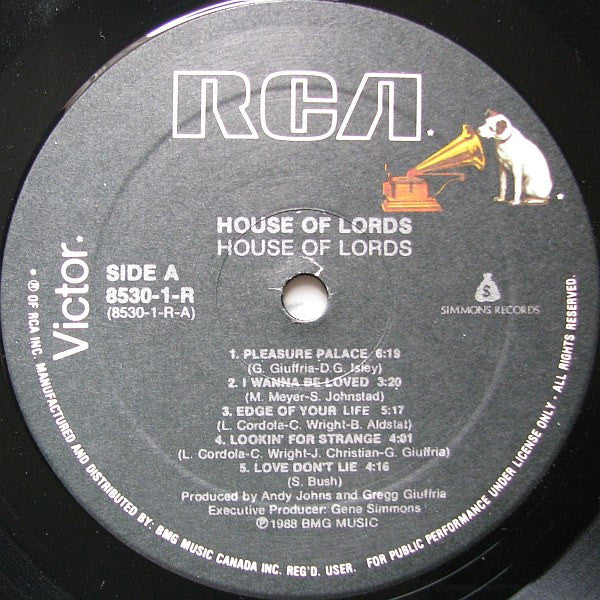 House Of Lords (2) : House Of Lords (LP, Album)