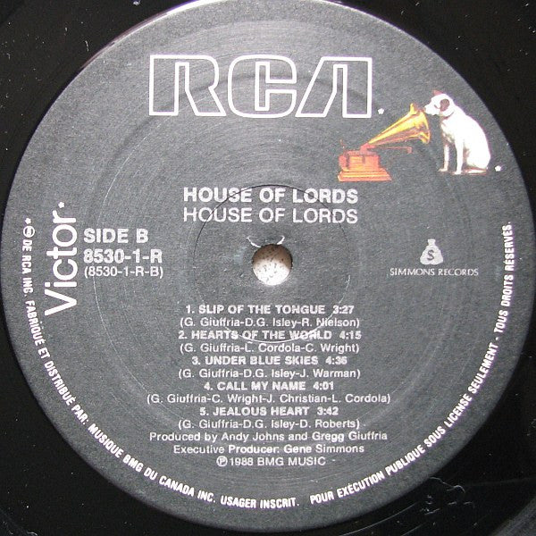 House Of Lords (2) : House Of Lords (LP, Album)