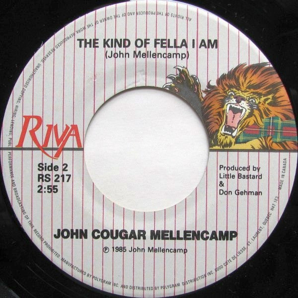 John Cougar Mellencamp : Lonely Ol' Night (7", Single)