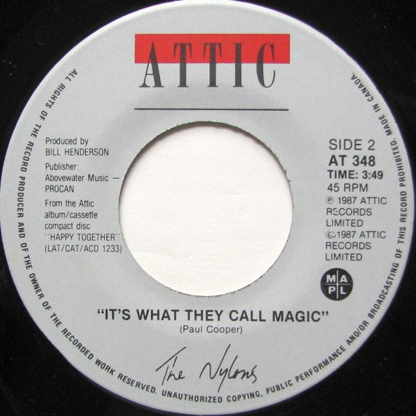 The Nylons : Kiss Him Goodbye (7")