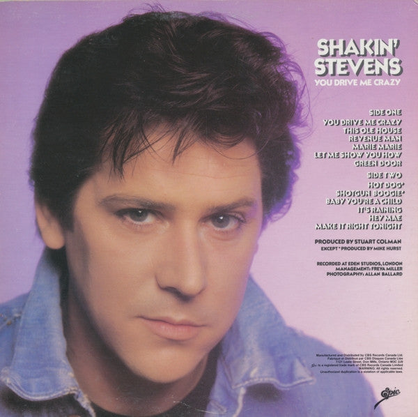 Shakin' Stevens : You Drive Me Crazy (LP, Comp)