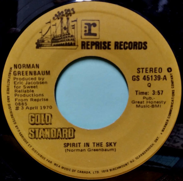 Norman Greenbaum : Spirit In The Sky / Canned Ham (7", Single, Qua)