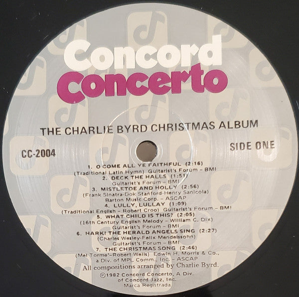 Charlie Byrd : The Charlie Byrd Christmas Album (LP, Album)