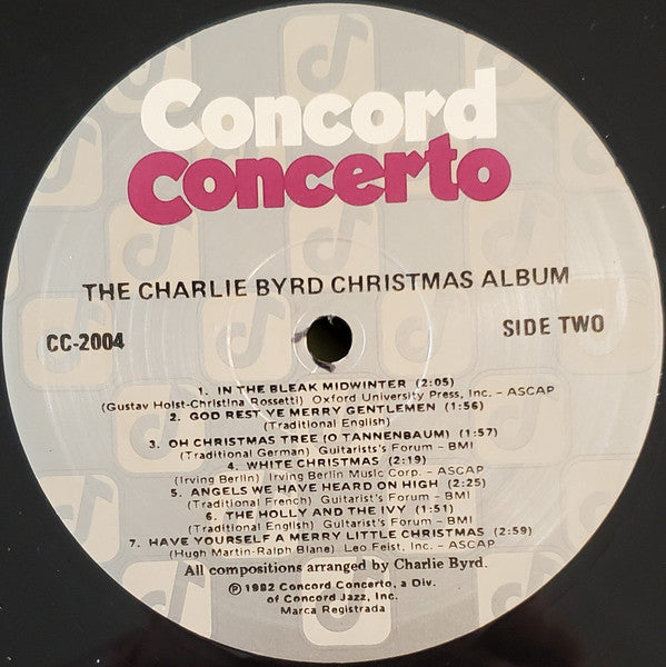 Charlie Byrd : The Charlie Byrd Christmas Album (LP, Album)