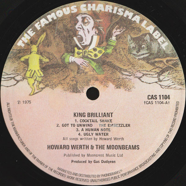 Howard Werth & The Moonbeams : King Brilliant (LP, Album)