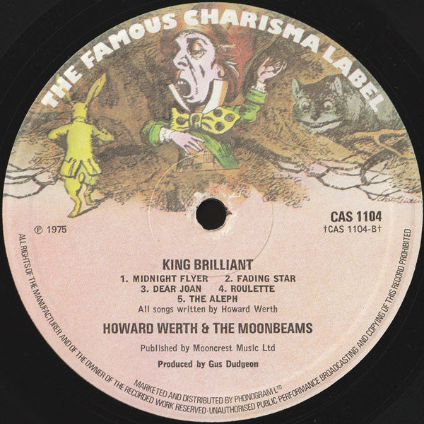 Howard Werth & The Moonbeams : King Brilliant (LP, Album)