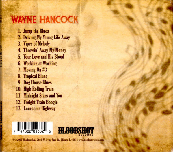 Wayne Hancock : Viper Of Melody (CD, Album)