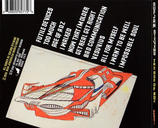 Sufjan Stevens : The Age Of Adz (CD, Album)