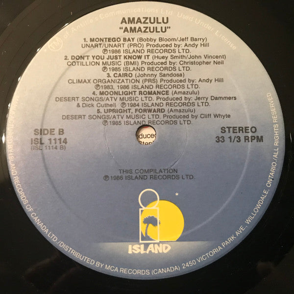 Amazulu : Amazulu (LP, Album)